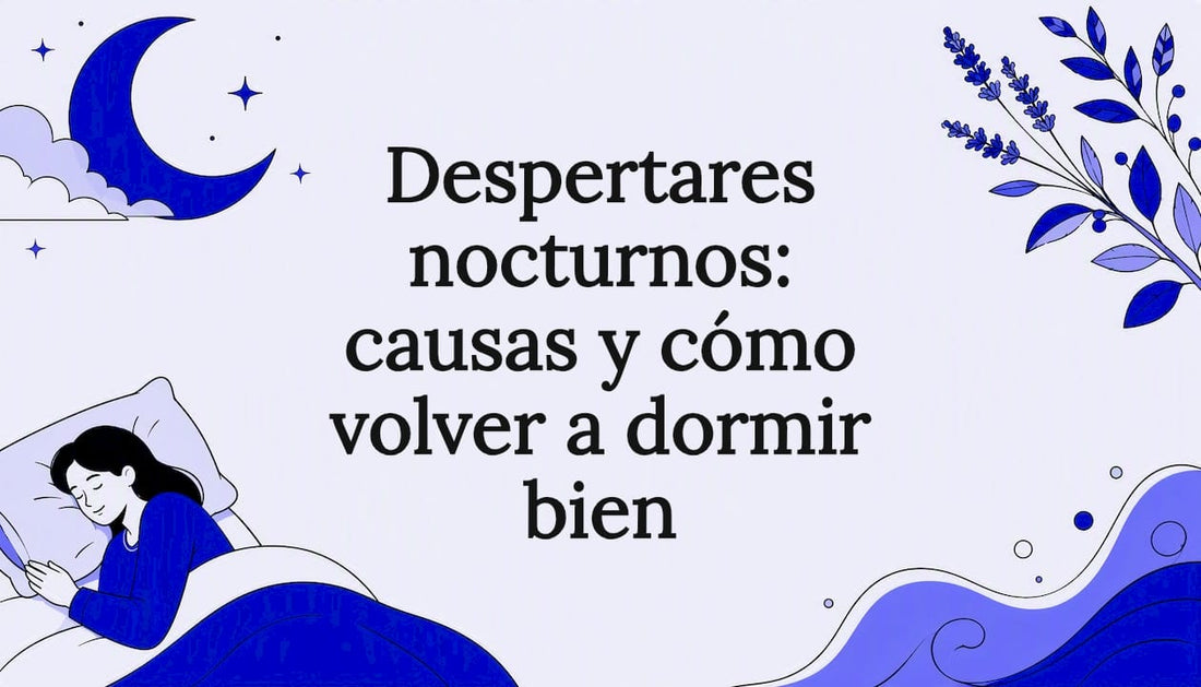 Ilustración decorativa para la portada de un artículo sobre el sueño