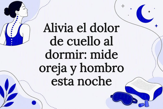 Ilustración de la alineación cervical durante el sueño