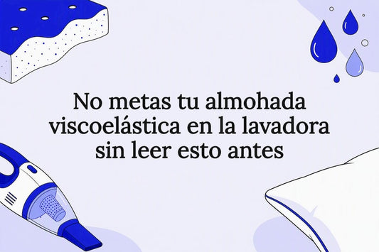 Ilustración del cuidado de almohadas