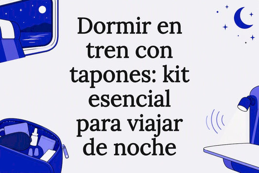 Ilustración de un viaje nocturno y descanso