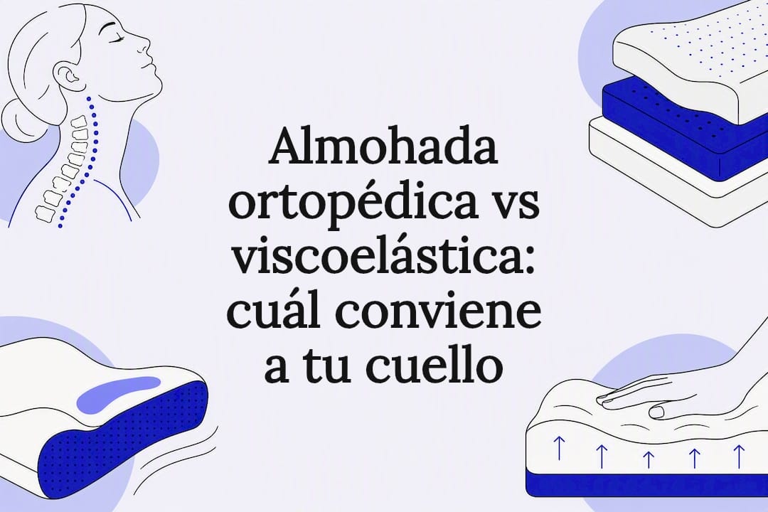 Ilustración editorial de soporte cervical