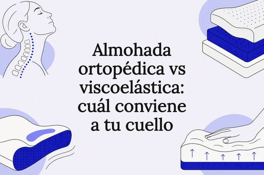 Ilustración editorial de soporte cervical